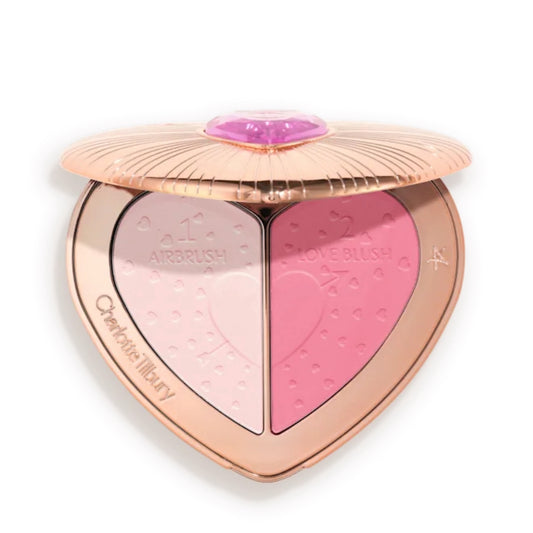 CHARLOTTE TILBURY, PILLOW TALK BEAUTY SOULMATES FACE PALETTE FLAWLESS PINK
