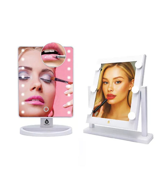 PURSONIC Refined Brilliance Pro 14 Inch LED Mirror and LED Vanity Mirror