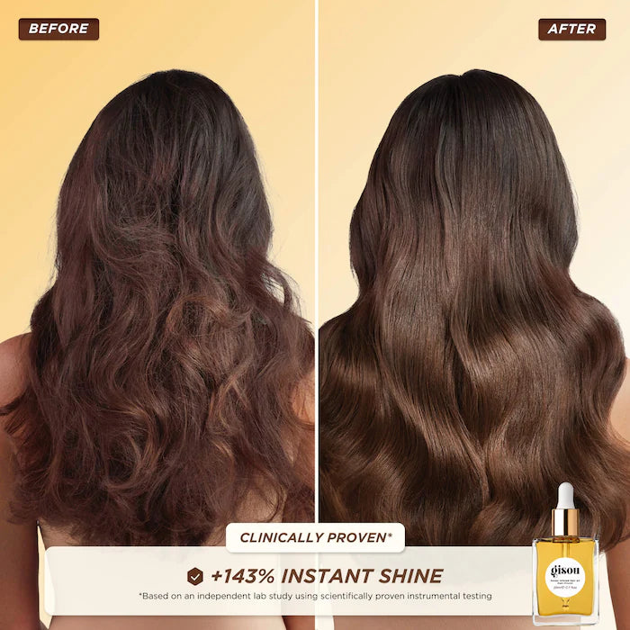 Gisou, Glow All The Way Hair and Lip Gift Set