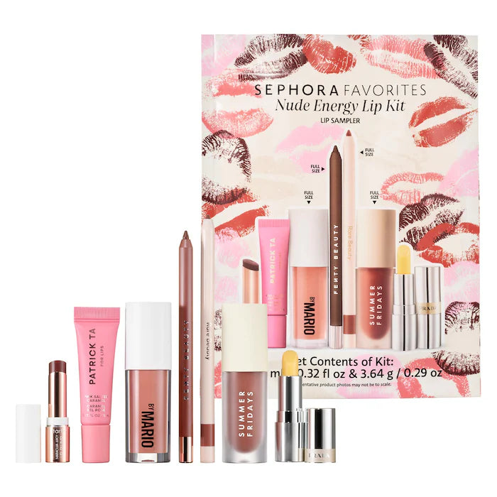 Sephora Favorites, Nude Energy Lip Kit Makeup Set