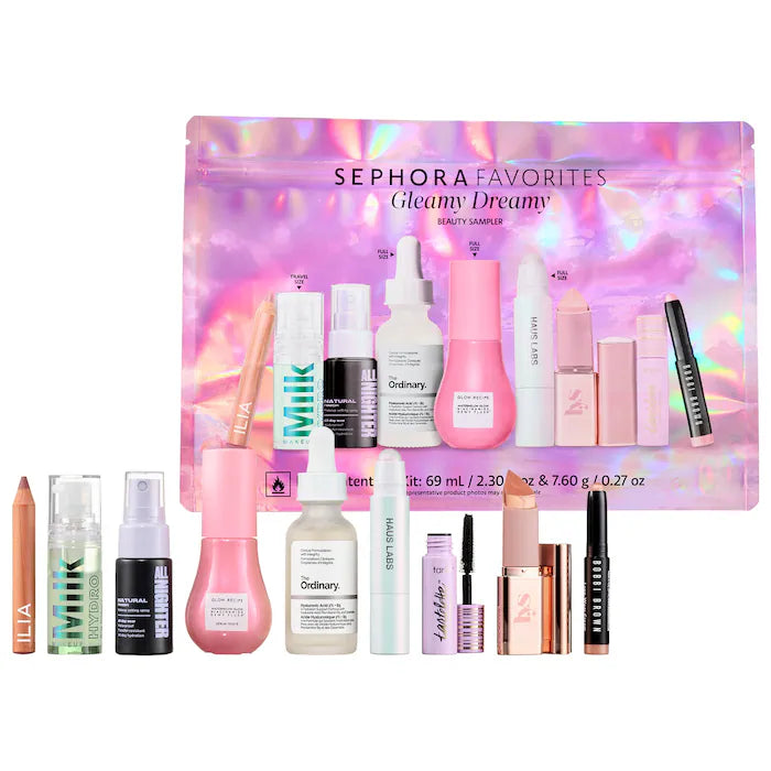 Sephora Favorites, Gleamy Dreamy Makeup and Skincare Value Set