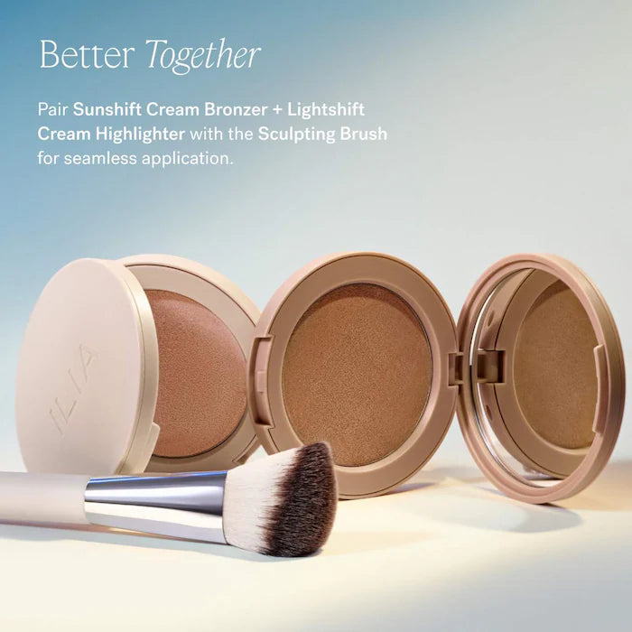 ILIA Sunshift Weightless Silky Cream Bronzer with 12-hour Wear