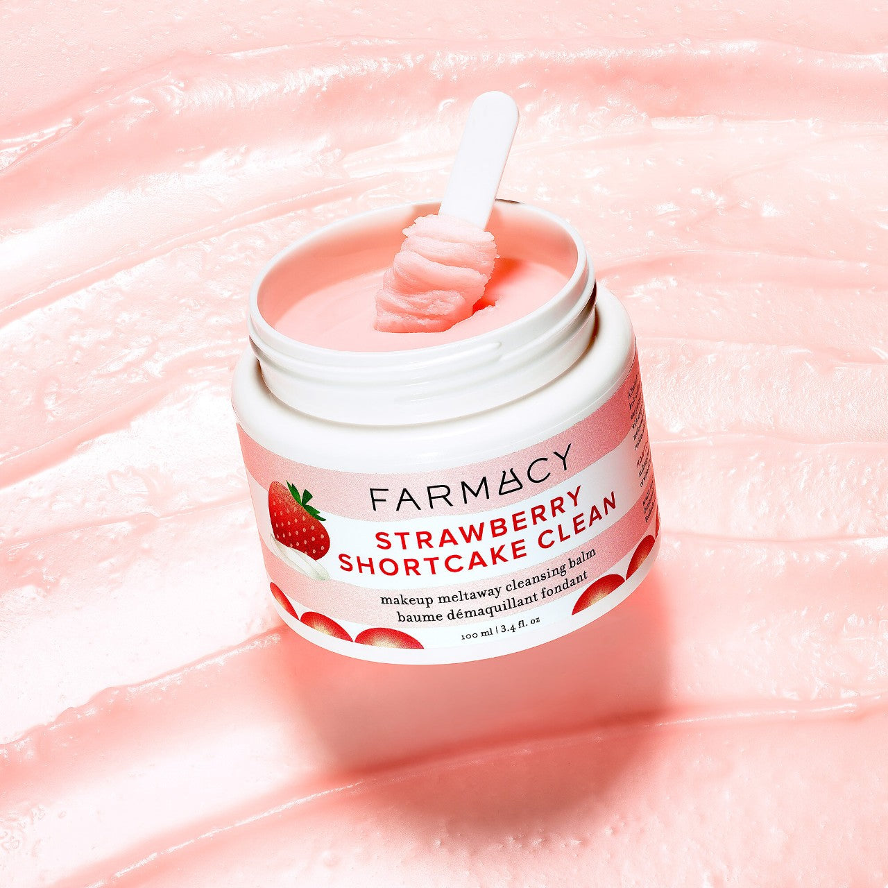 Farmacy Strawberry Shortcake Clean Makeup Meltaway Cleansing Balm