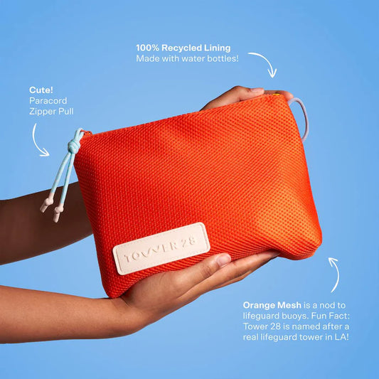 Tower 28 Beauty, SOS (Store. Our. Stuff) Makeup Bag