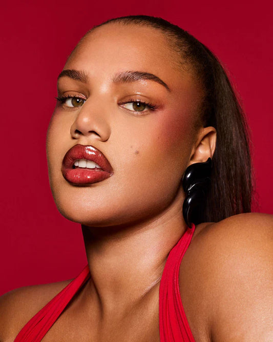 FENTY BEAUTY, CHOCOLATE CHERRIEZ 2-PIECE LIP SET + POUCH