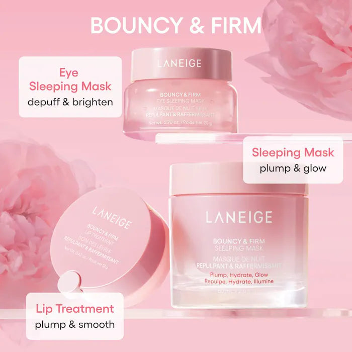 LANEIGE Bouncy & Firm Plump, Firm & Glow Set