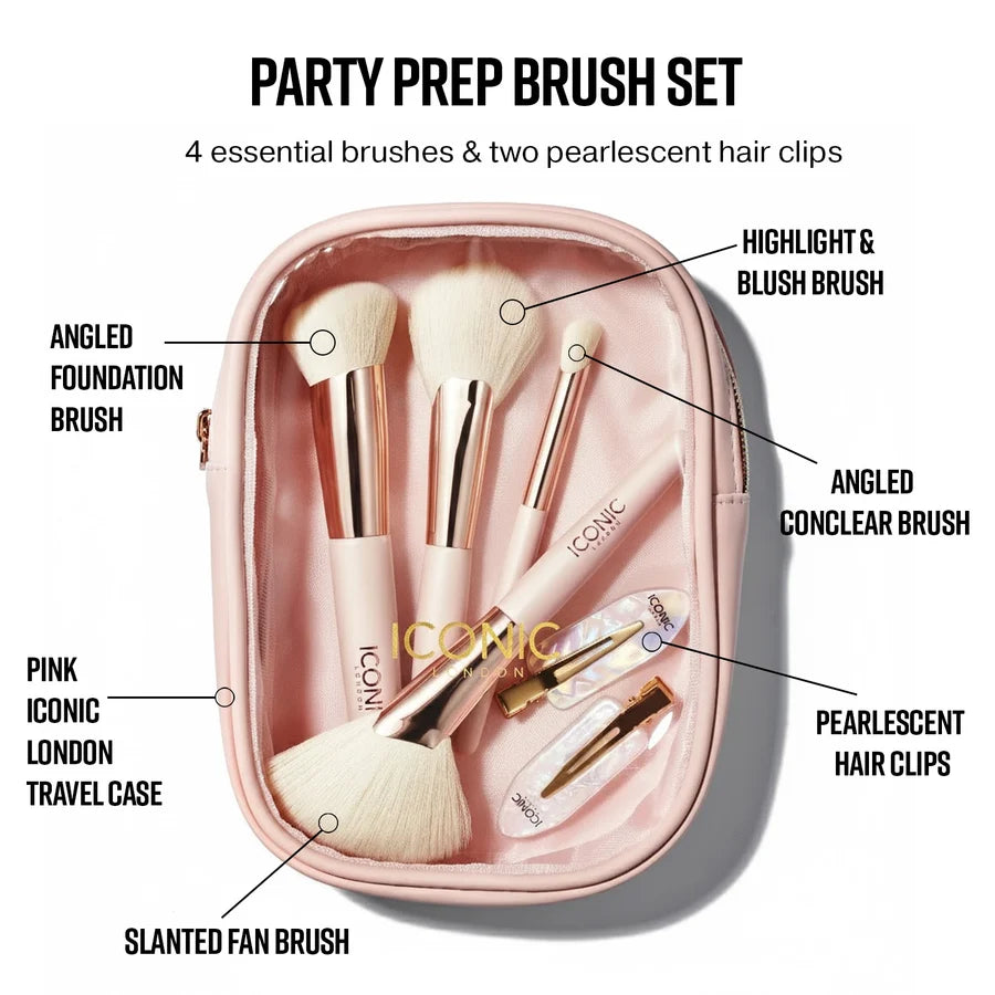 ICONIC LONDON, PARTY PREP BRUSH SET