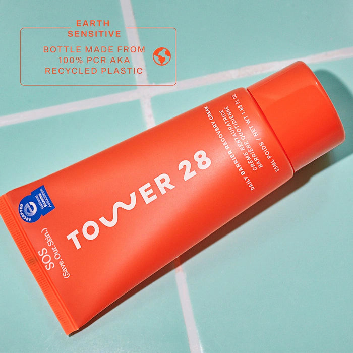 Tower 28 Beauty, SOS Daily Skin Barrier Redness Recovery Moisturizer