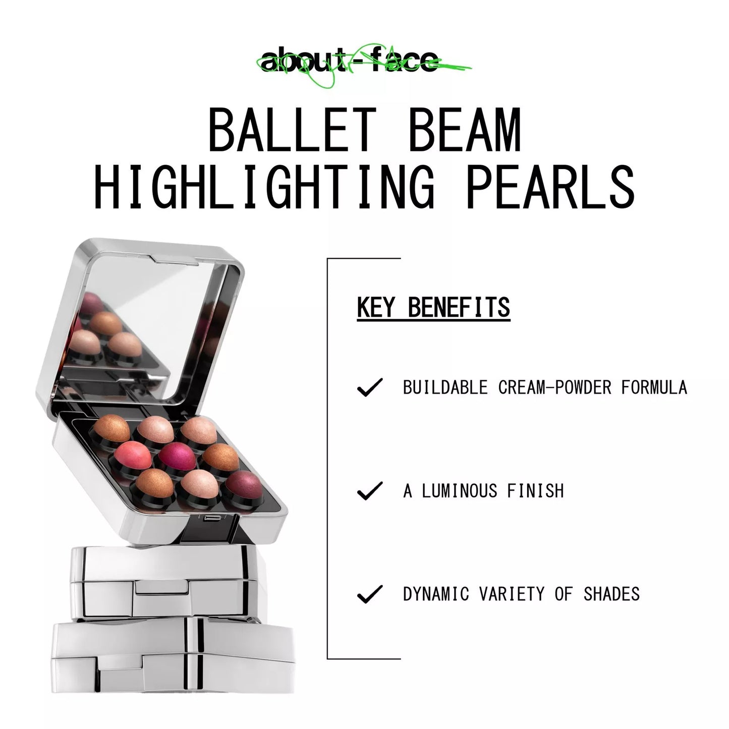 about-face, Ballet Beam Highlighting Pearls