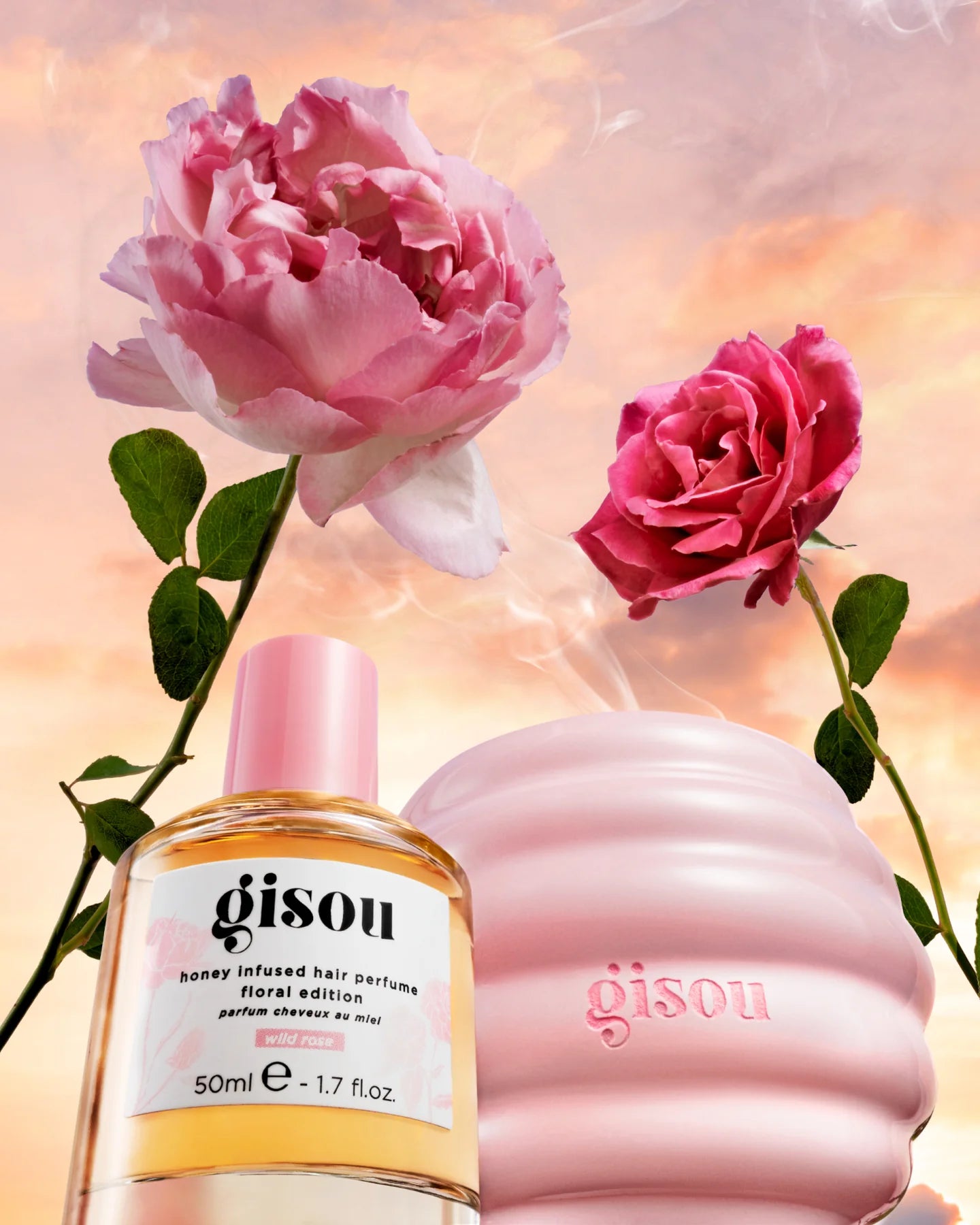 GISOU, Honey Scented Candle - Wild Rose