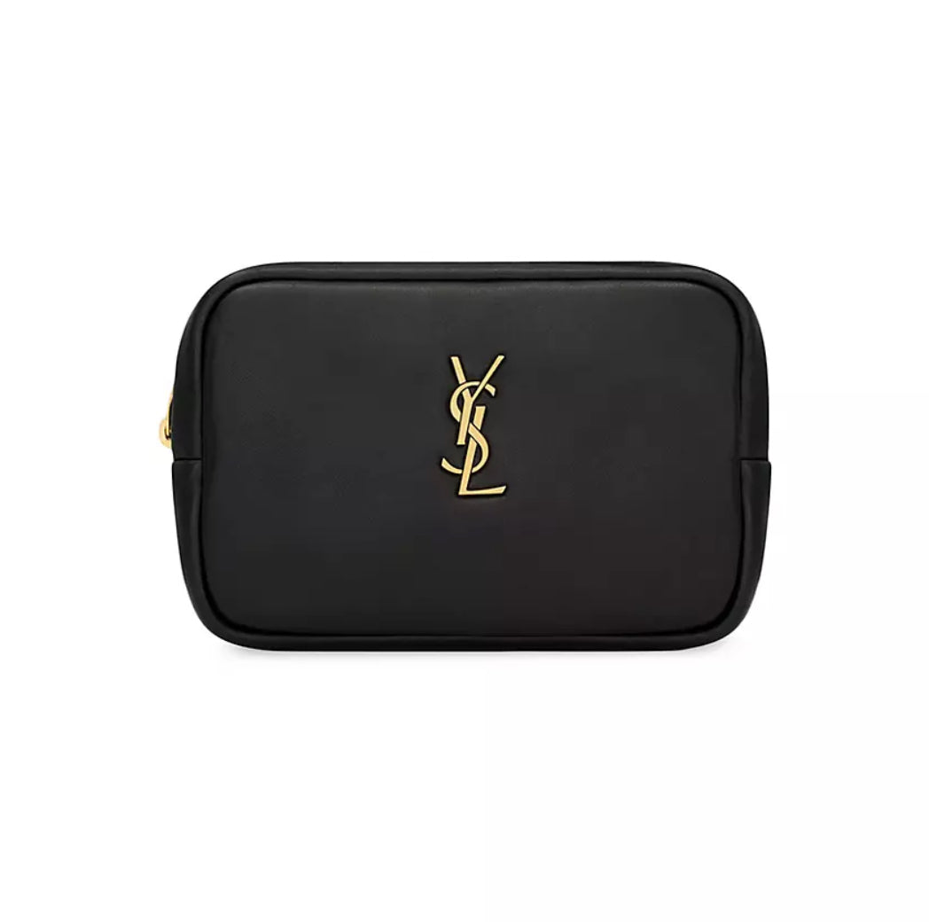 Yves Saint Laurent, Cassandre Mini Cosmetic Pouch In Lambskin