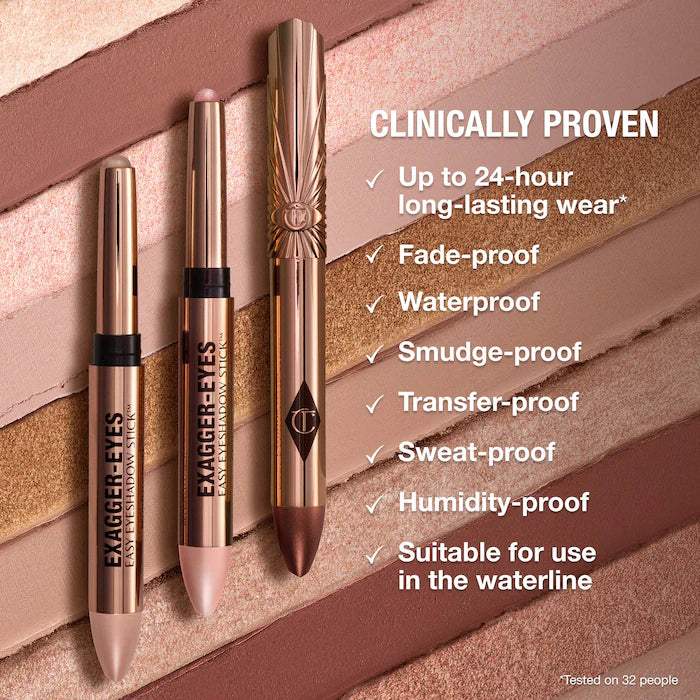 Charlotte Tilbury, Exagger-Eyes Waterproof Eyeshadow Stick