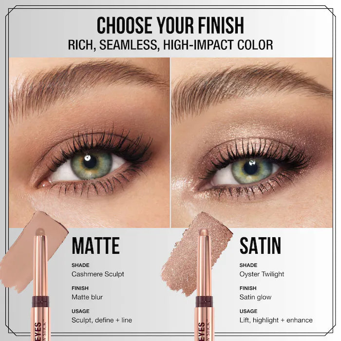 Charlotte Tilbury, Exagger-Eyes Waterproof Eyeshadow Stick