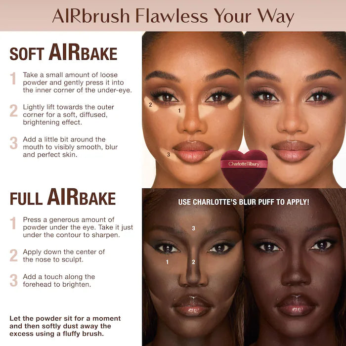 Charlotte Tilbury, Airbrush Flawless Blur Puff Duo