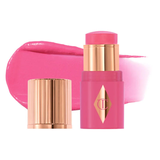 Charlotte Tilbury, Unreal Lip + Cheek Glow Blush Stick with Hyaluronic Acid