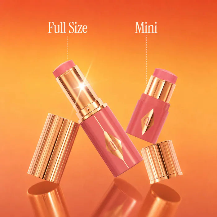 Charlotte Tilbury, Unreal Lip + Cheek Glow Blush Stick with Hyaluronic Acid