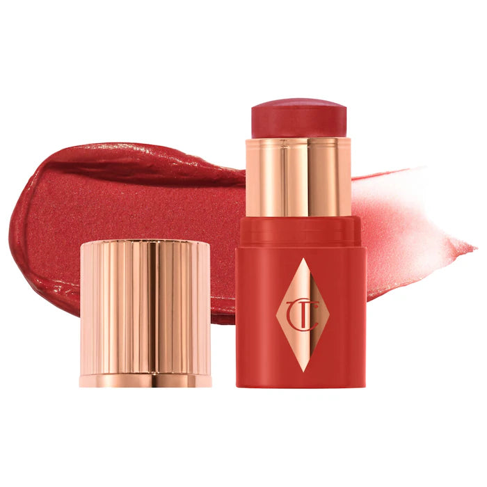 Charlotte Tilbury, Unreal Lip + Cheek Glow Blush Stick with Hyaluronic Acid