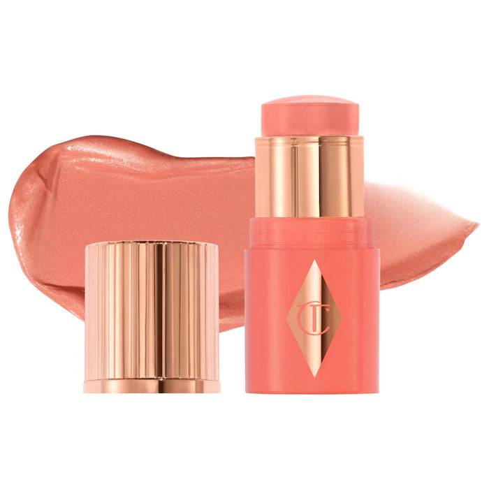 Charlotte Tilbury, Unreal Lip + Cheek Glow Blush Stick with Hyaluronic Acid