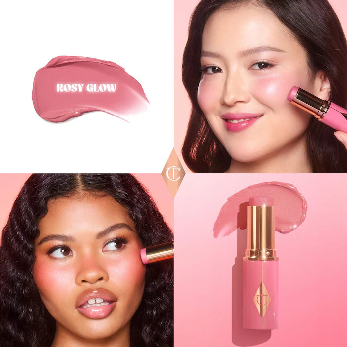 Charlotte Tilbury, Unreal Lip + Cheek Glow Blush Stick with Hyaluronic Acid