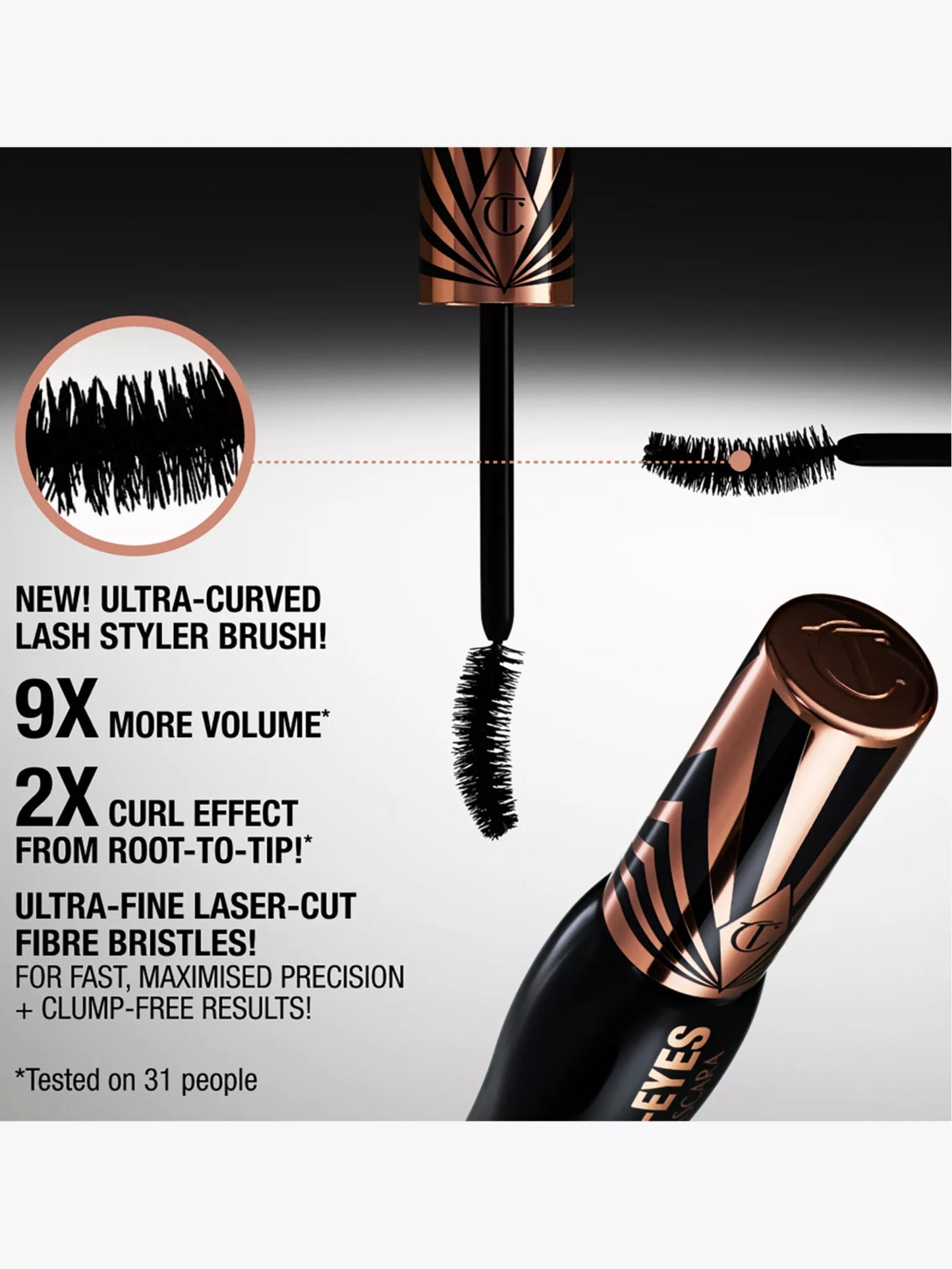 Charlotte Tilbury Exagger-eyes Volumizing and Curling Mascara