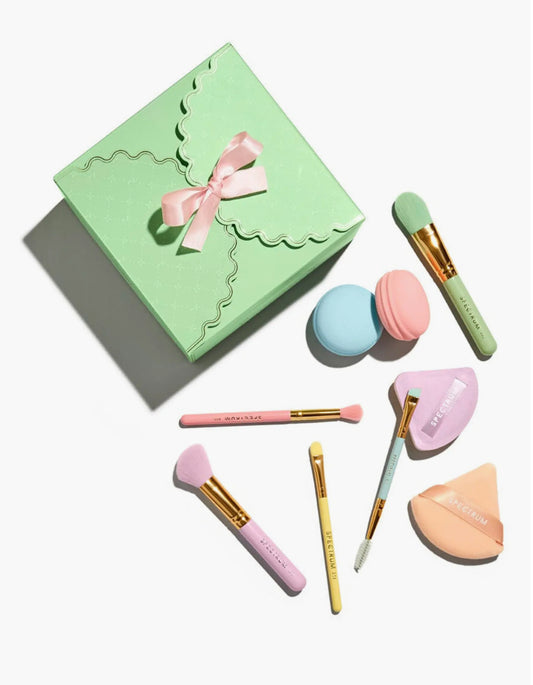 SPECTRUM, Patisserie 9-Piece Makeup Brush & Sponge Set