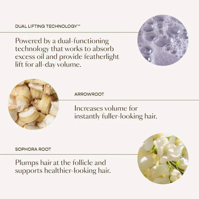 Vegamour UPLIFT Volumizing Styling Foam for Fine, Flat Hair,