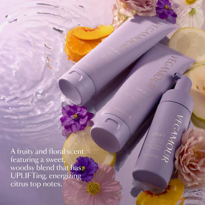 Vegamour UPLIFT Volumizing Styling Foam for Fine, Flat Hair,