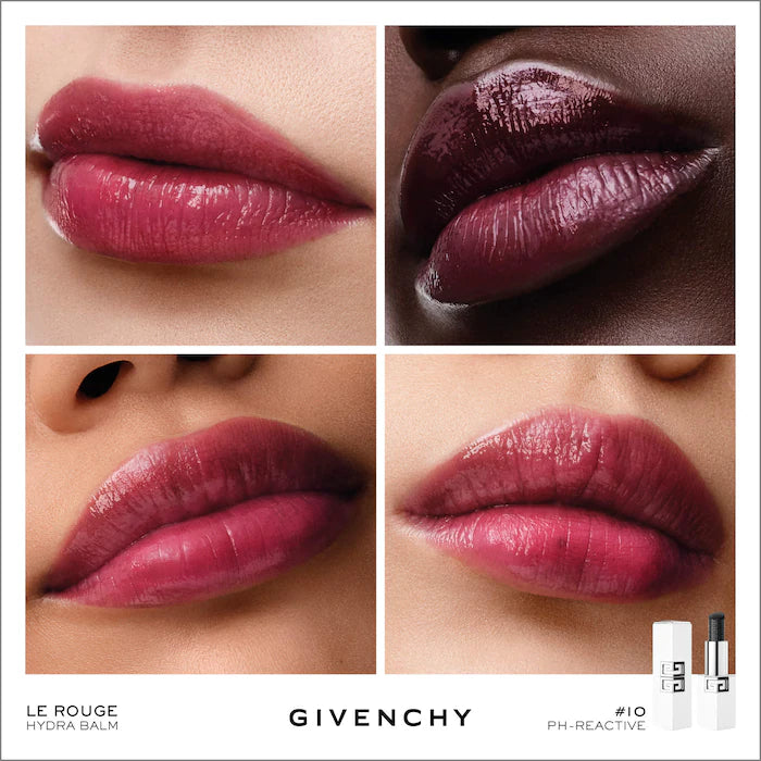 Givenchy, Le Rouge Hydra pH Reactive Black Lip Balm with Hyaluronic Acid and Peptides