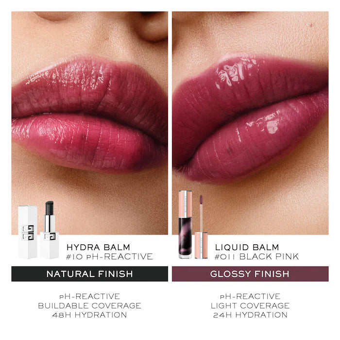 Givenchy, Le Rouge Hydra pH Reactive Black Lip Balm with Hyaluronic Acid and Peptides