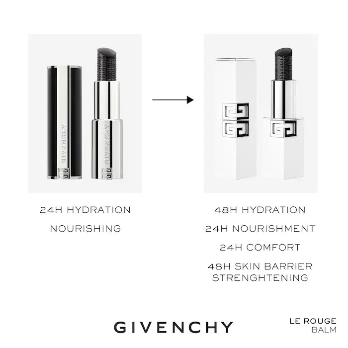 Givenchy, Le Rouge Hydra pH Reactive Black Lip Balm with Hyaluronic Acid and Peptides
