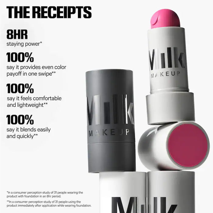 MILK MAKEUP, Lip + Cheek Cream Blush Stick with Hyaluronic Acid