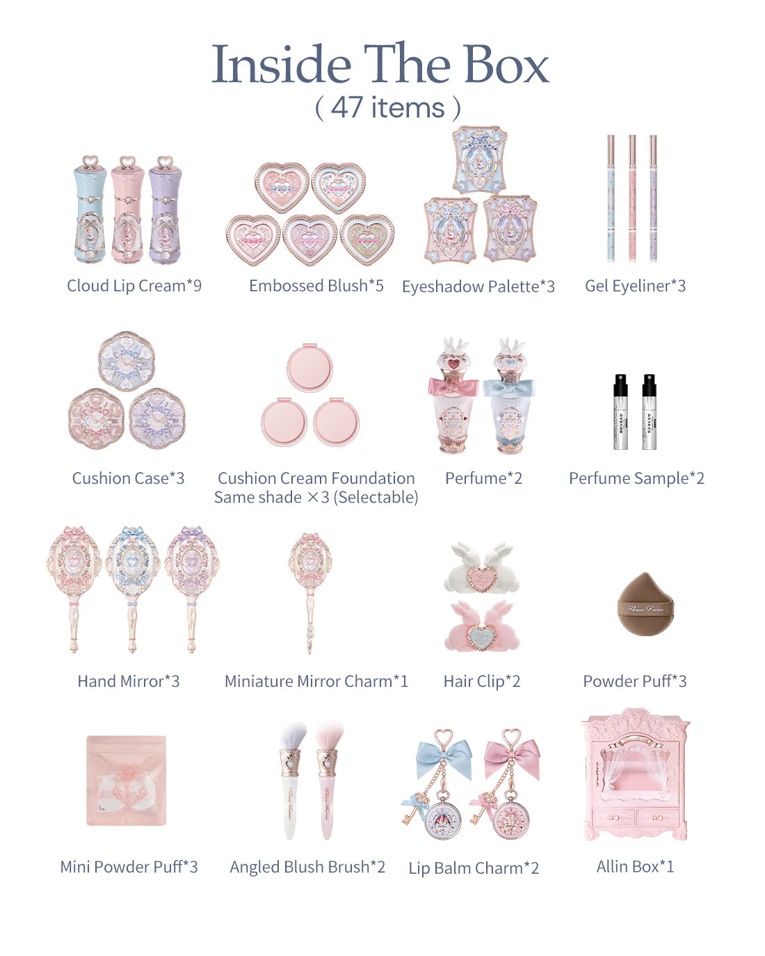 FLOWER KNOWS, Bunny Garden All-In Gift Set