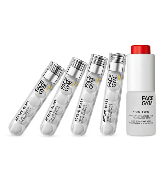 FaceGym, Active Blast Vegan Collagen 28-Day Hydro Bound-Serum 2-Piece Set