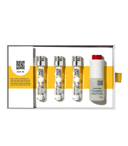 FaceGym, Active Blast Vegan Collagen 28-Day Hydro Bound-Serum 2-Piece Set