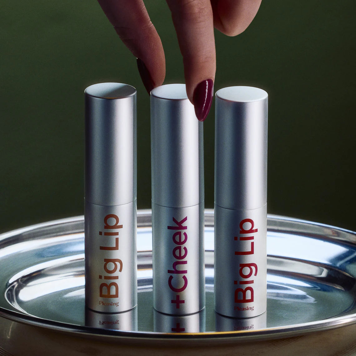 PLEASING, The Big Lip + Cheek Tint Trio Set