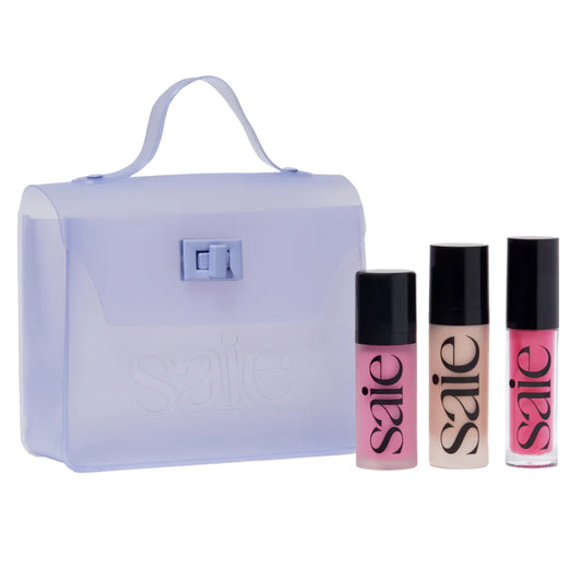 SAIE, SAIEGLOW STARTER KIT BLUSH, GLOSS AND GLOW