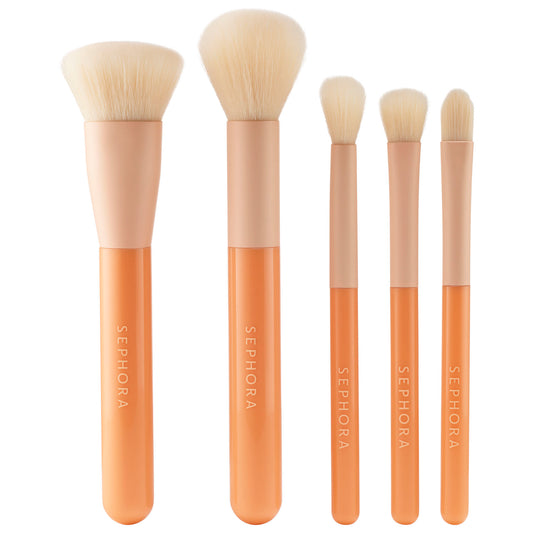 SEPHORA COLLECTION, Peach Blossom Face and Eye Brush Set