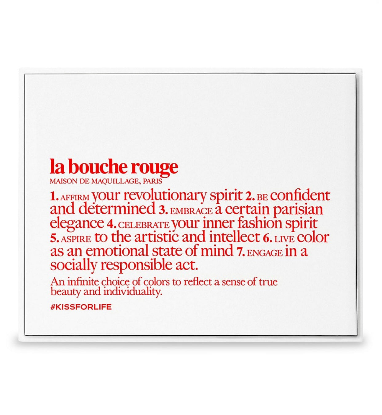LA BOUCHE ROUGE, THE PARISIAN REDS 3 PIECE REFILLABLE LIPSTICK SET