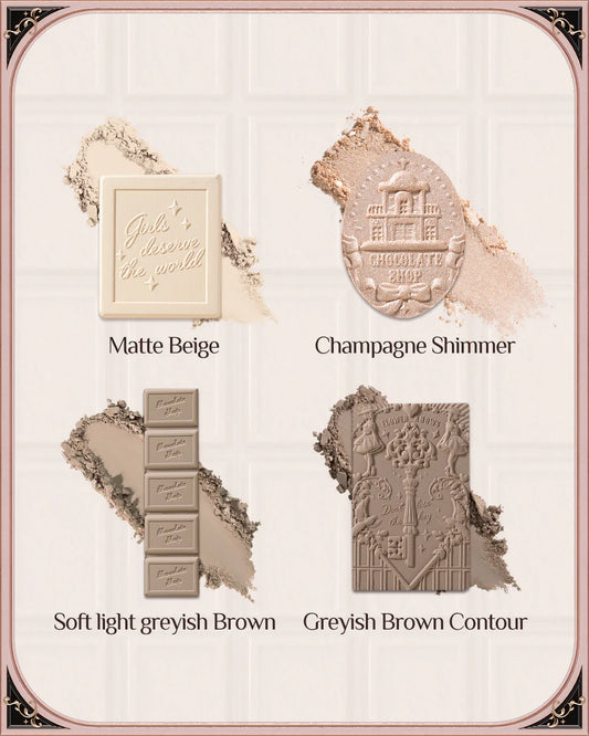FLOWER KNOWS, CHOCOLATE WONDER-SHOP HIGHLIGHTER & CONTOUR