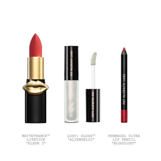 PAT MCGRATH LABS, MINI RED FANTASY LIP SET TRIO