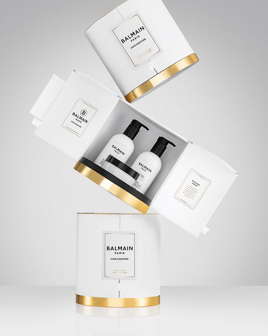 BALMAIN, LIMITED EDITION MOISTURIZING 3 pc HAIR CARE SET