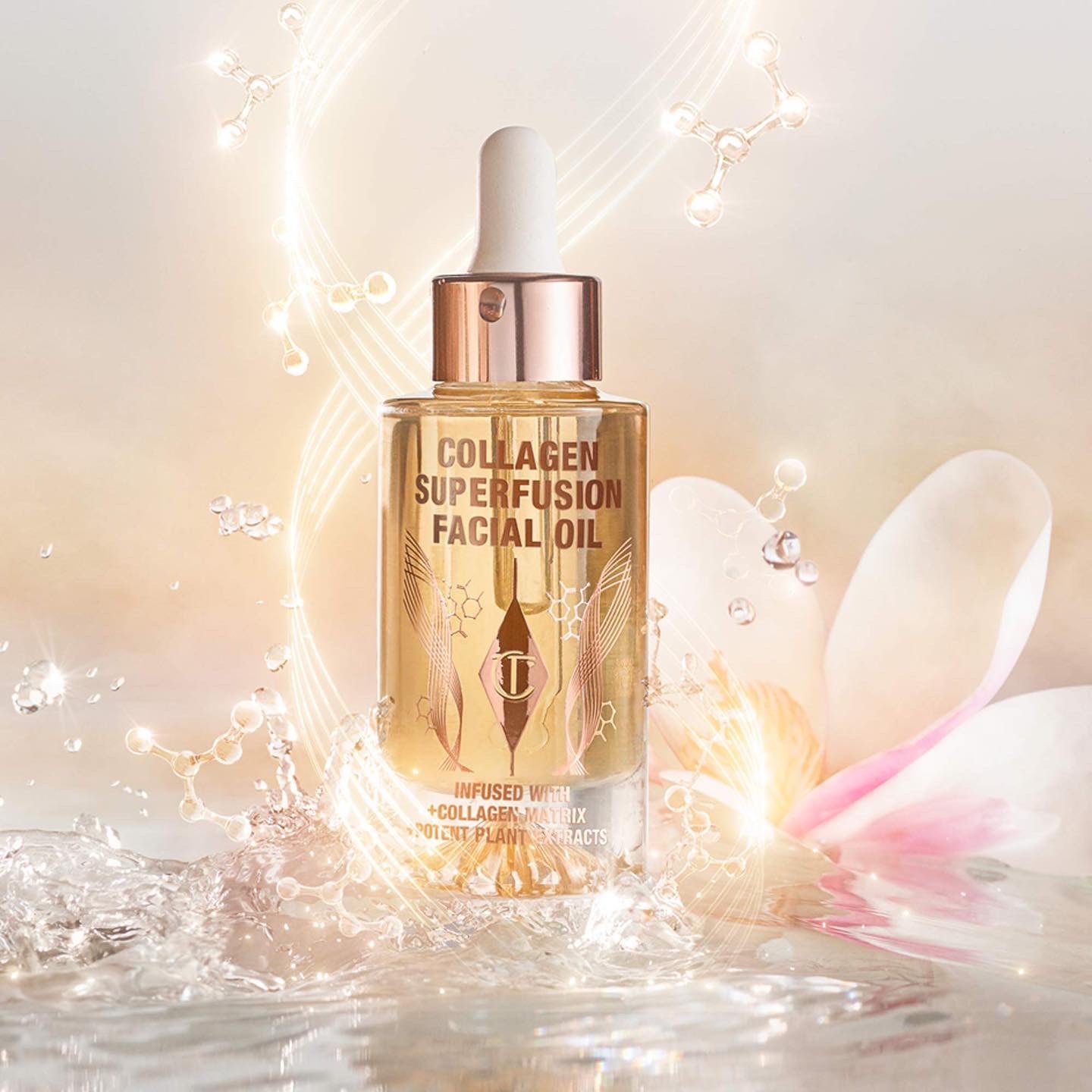 CHARLOTTE TILBURY, COLLAGEN SUPERFUSION FIRMING & PLUMPING FACIAL OIL