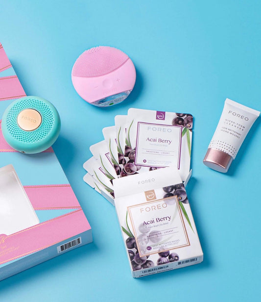 FOREO, LUNA MINI 2 & UFO MINI 2 FACIAL 4 PIECE SET