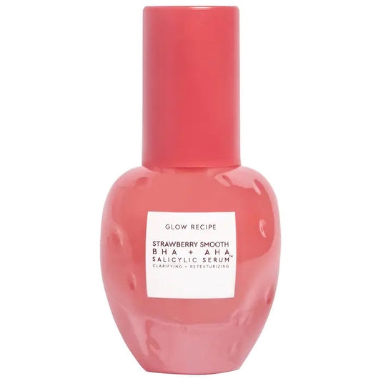 GLOW RECIPE, STRAWBERRY SMOOTH BHA + AHA SALICYLIC ACID SERUM