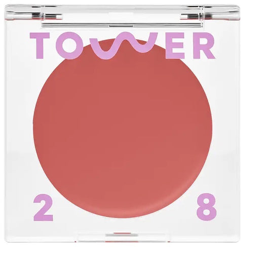 TOWER 28 BEAUTY, BEACHPLEASE LIP + CHEEK CREAM BLUSH