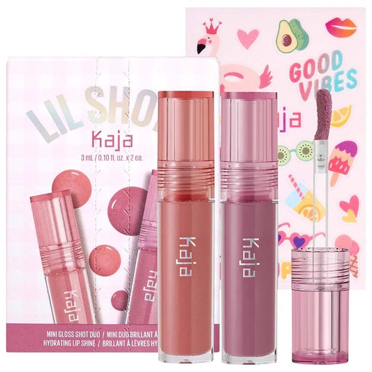 KAJA, MINI LIL SHOTS HYDRATING LIP GLOSS SET