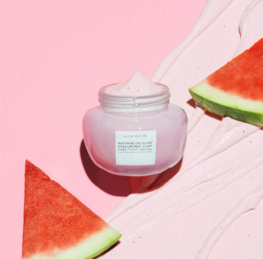 GLOW RECIPE, WATERMELON GLOW HYALURONIC CLAY PORE TIGHT FACIAL MASK
