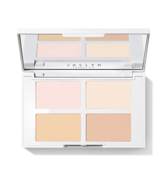 JACLYN HILL COSMETICS, FACE IT ALL BRIGHTENING & SETTING PALETTE
