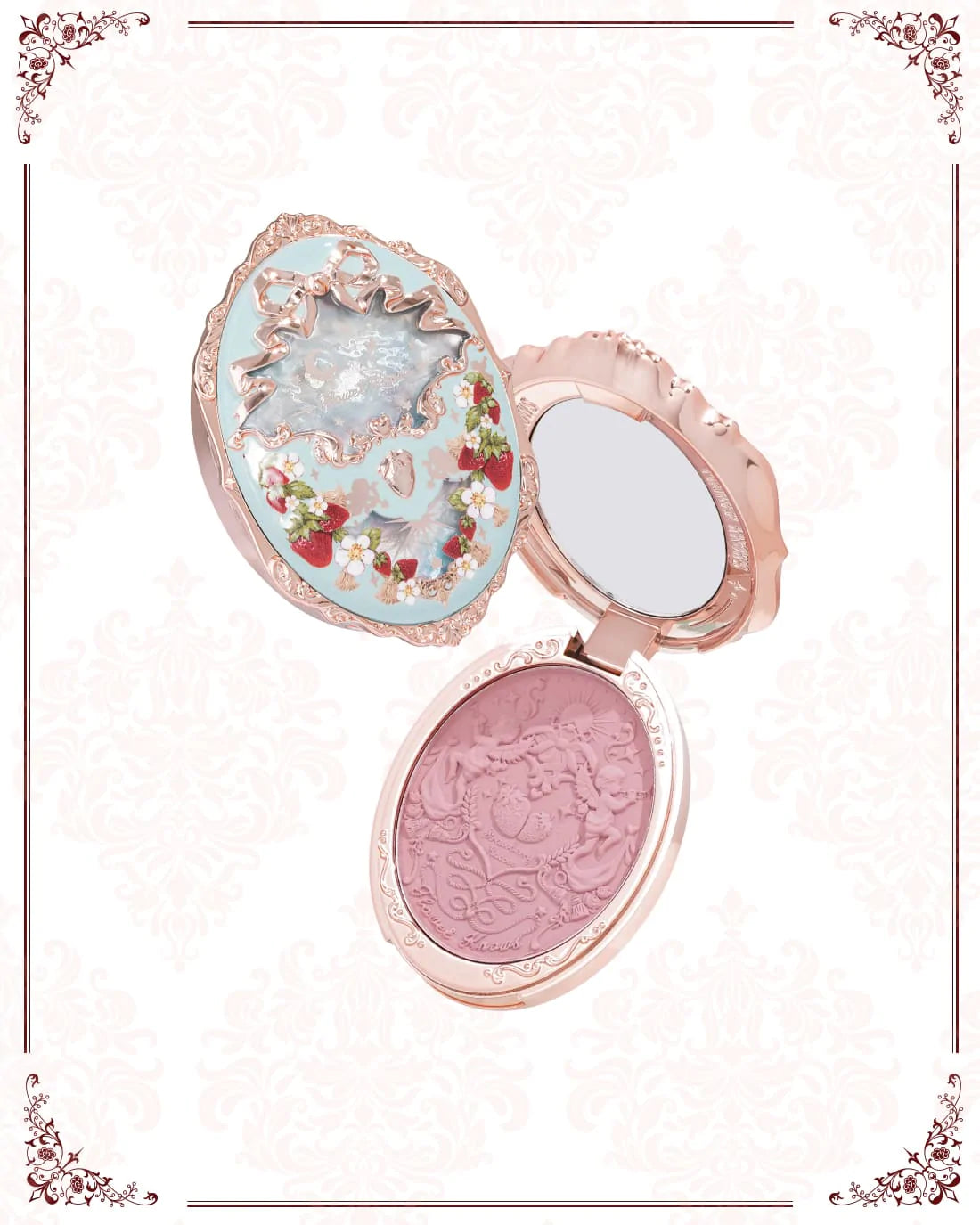 FLOWER KNOWS, STRAWBERRY ROCOCO EMBOSSED BLUSH