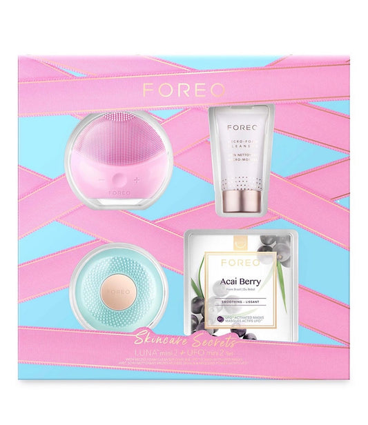 FOREO, LUNA MINI 2 & UFO MINI 2 FACIAL 4 PIECE SET